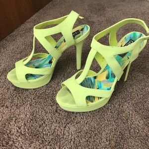 Size 10 Neon heels